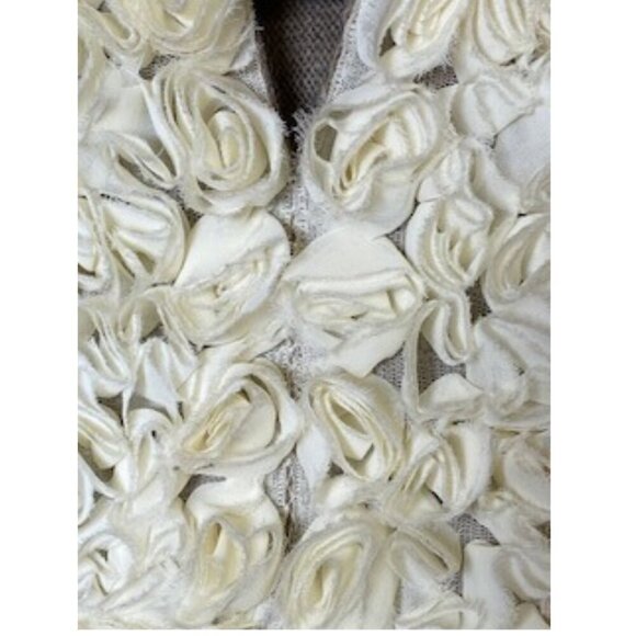 ATSURO TAYAMA FLORAL DETAILED WOOL SWEATER - MEDIUM - Picture 3 of 5